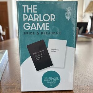 The Parlor Game: Pride & Prejudice - Elegant Black and White Edition